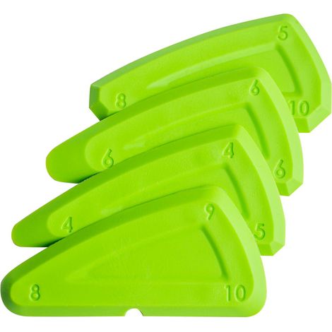 Espátulas de silicona Stalco, 4 unidades, S-75276 (1/2)