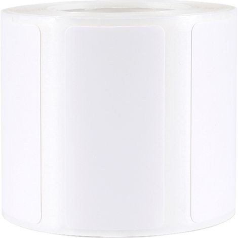 Rouleau de papier d'impression thermique blanc , étiquette de prix, de taille, de code à barres, imperméable, résistant à l'huile, résistant aux déchirures, 40 x 20 mm, 320 feuilles/rouleau pour impr (1/5)