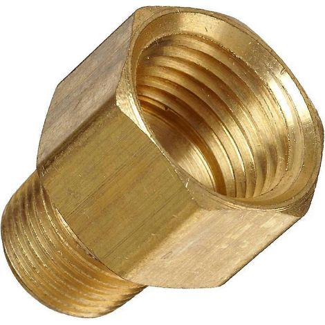 Raccord de tuyauterie adaptateur en laiton 3/8" mâle vers 1/2" femelle, connecteur à vis JIKAIX (1/5)