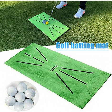 Tappetino da Pratica Golf, Tappetino Portatile per Allenamento Swing 3ostura di Colpo Corretta, Tappetino per Swing da Golf (1/5)