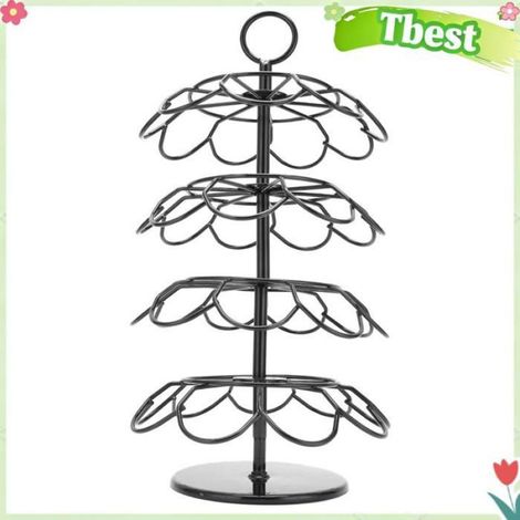 Tbest Porte‑dosette de capsule Support de Support de Capsules de café Rotatif à 360 Degrés pour, Organise 36 table capsules (1/4)