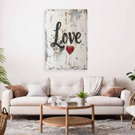 Wandbild Vintage Liebesinschrift 70x100 (1/4)