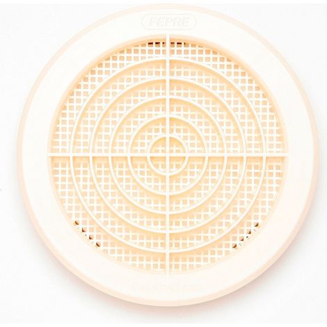 Griglie di ventilazione in ABS verniciato, 14,7 x 14,7 cm, diametro 12,5 cm FEPRE