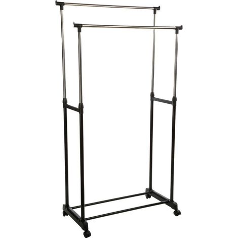 Portant à vêtements Icare modulable double (1/4)