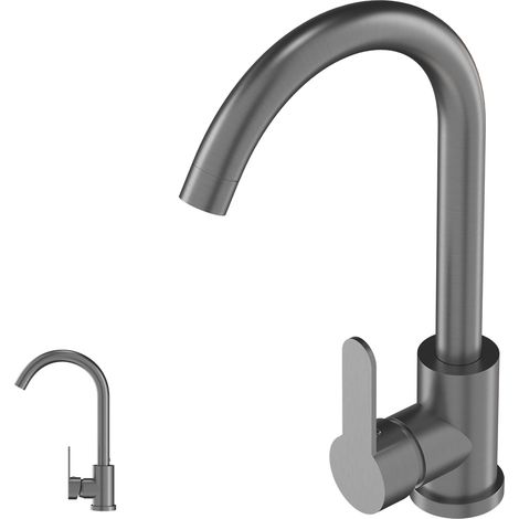 Robinet De Cuisine Gun Grey Pour Évier Prestige (1/4)