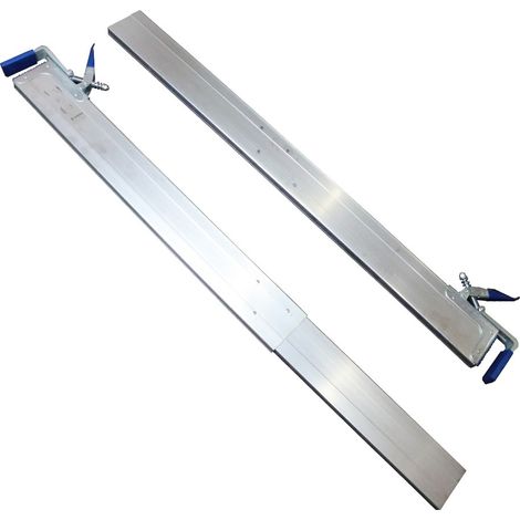 Monmobilierdesign – Barre d'arrimage télescopique 210-240 cm – Fixation charges lourdes – Profilés en aluminium ajustables – Pour remorques et utilitaires