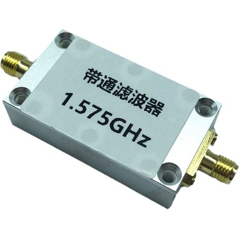 GPS satellite positioning uses an SMA interface surface acoustic wave (SAW) bandpass filter at 1.575 GHz. (1/4)