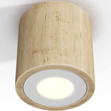 Wooden Ceiling Spotlight - Treva Natural