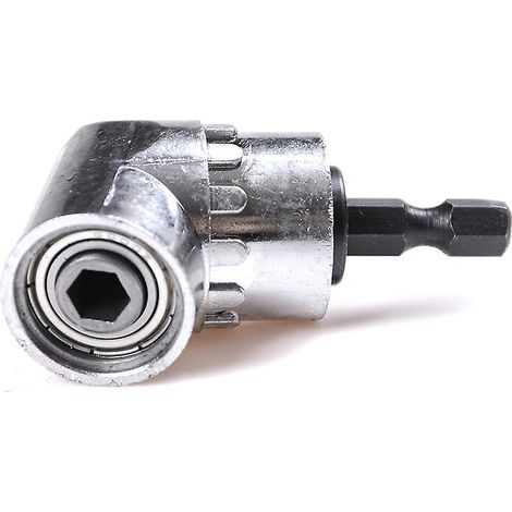 Adaptateur porte-douille de tournevis hexagonal à rallonge de 105° et 14 pouces (1/4)
