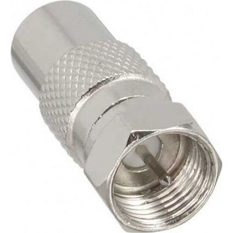 Adaptateur antenne TV/Sat - coaxial 9,5mm Mâle / Fiche F Mâle