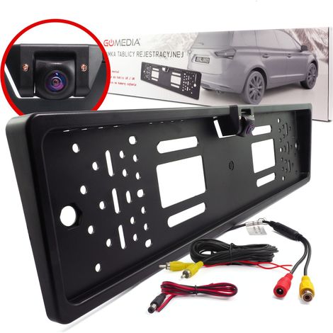 Cornice portatarga con telecamera di retromarcia e kit di assistenza al parcheggio (1/5)