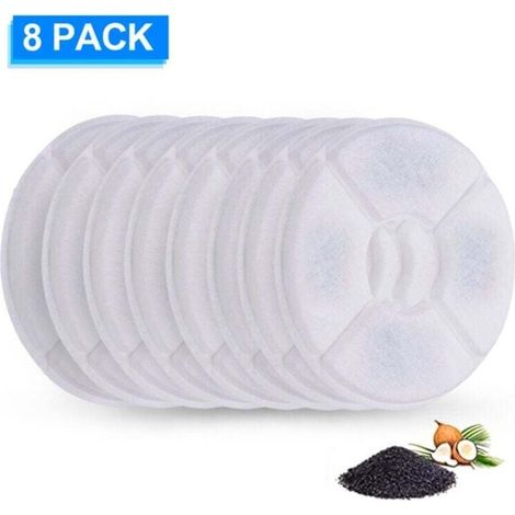 Filtres de fontaine pour chat Filtres de fontaine de rechange (lot de 8) (1/4)