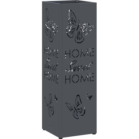Porte-parapluie Anthracite 15,5 x 15,5 x 49 cm Métal (1/5)