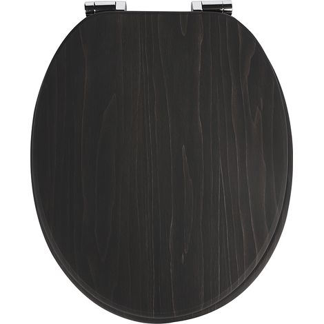 Homseat MDF Toilet Seat with Soft Close function, Carbon Black (1/5)