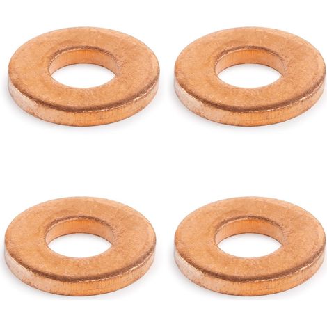 4x Joint étanchéité en Cuivre pour Injecteur 1.6 HDi D Citroen (1/4)