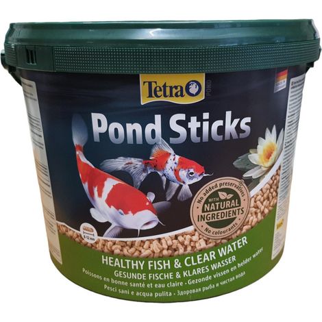 Pond Sticks seau de 10 litres 1.2 kg TETRA pour poisson d'ornement de bassin de jardin - Tetra