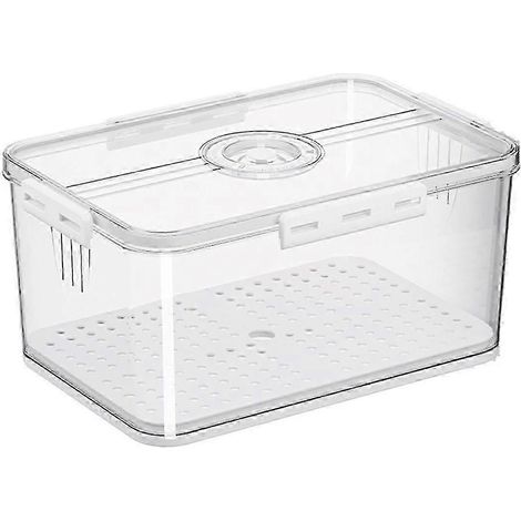 Boîte à pain pour votre plan de travail - Fraîcheur garantie avec indicateur de durée de conservation, couvercle inclus - Idéale pour le pain maison (1/5)