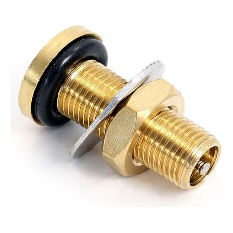 1 - Valve Schrader - Réservoir à vessie - Surpression domestique - Pour cuve 24-100l - Acier (1/5)