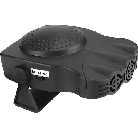 Chauffage de voiture, chauffage rapide 2 en 1 avec fonction de chauffage et de refroidissement, antibuée, 12 V, 150 W, allume-cigare à 3 prises, noir (1/5)