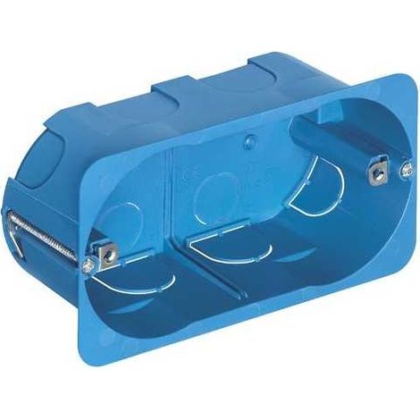 V71704 Scatola da Incasso 4 Moduli per Pareti Leggere Azzurro