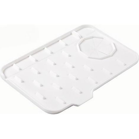 Tampon en silicone domestique (robinets double face gauche et droite disponibles : petit tampon de robinet blanc) (1/5)