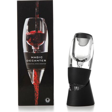 Carafe magique Essential Aerator avec filtre à vin, coffret cadeau et T-AquaForge (1/5)