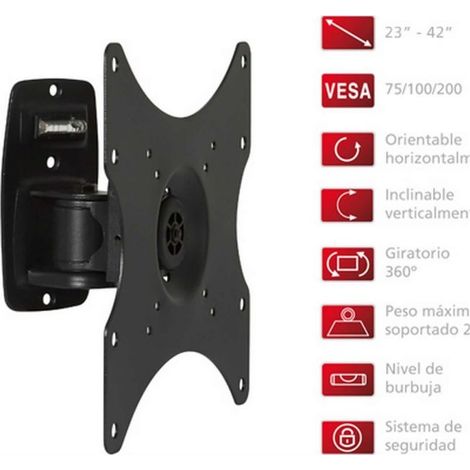 [NON UTILIZZATO] OUTLETFonestar STV-643N Supporto TV 106,7 cm (42") Nero