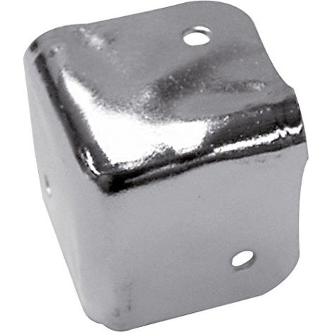 HQ POWER VDAC21 COIN DE PROTECTION POUR ENCEINTES, BLANC MÉTALLIQUE, 38 X 38MM X 90°