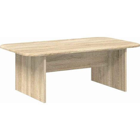 Coffee Table Sonoma Oak 93 x 53 x 33 cm Engineered Wood vidaXL