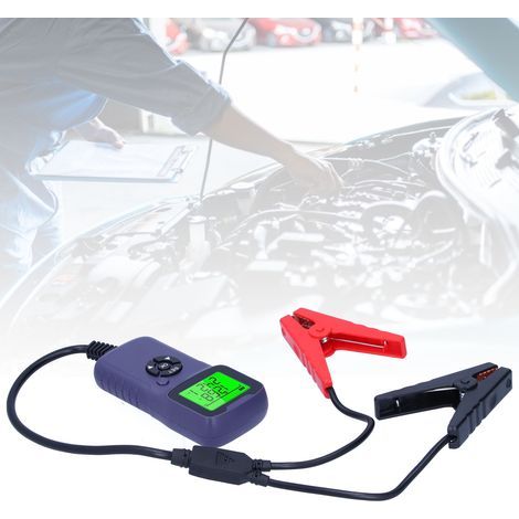 Tester digitale per batterie auto A300 - Analizzatore LCD per diagnostica auto - Strumento di test viola (1/5)