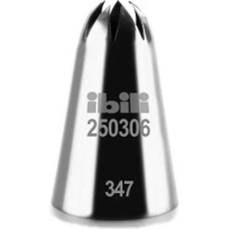ibili Douille cannelée argenté 9 mm acier inoxydable