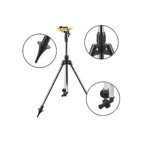 Support d'irrigation en acier inoxydable, outil d'irrigation, système d'irrigation automatique, accessoires de jardin et de pelouse (1/2)