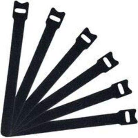 Attache Cable,Sangles Sangles Câble, Réutilisables Serre Cable, Organisateur Rangement Cable, pour Attacher Les Câbles, Gaines, Fils PC, Fils Électriques etc(Noir，50 Pcs） (1/5)