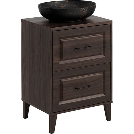 Mobile bagno con lavabo Moka marrone 60cm (1/5)
