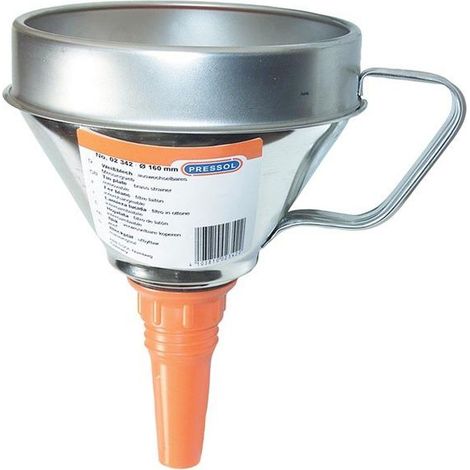 PRESSOL Trichter Stahlblech mit Sieb ø 200 mm (1/9)