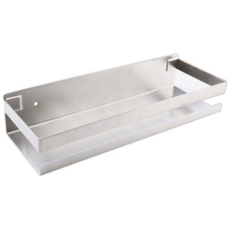 50cm Acier inoxydable sans perforation Argent, dessin d'étagère de cuisine, universel pour salle de bain et cuisine (1/4)