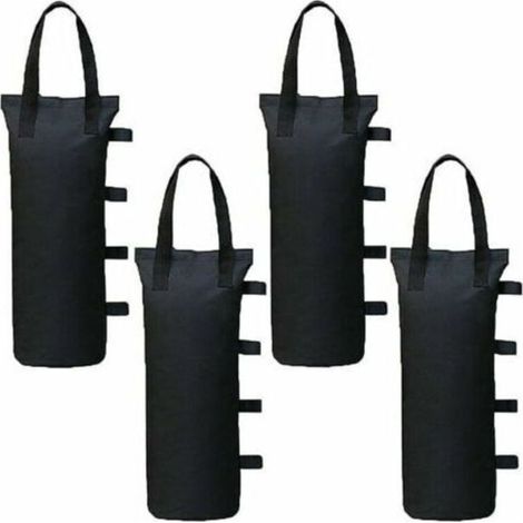 Lot de 4 Poids de Gazebo pour Tonnelle et Pavillon, Sac de Lestage Sable pour Jambes, Tentes Pare-Soleil, Parasol TRIMEC-