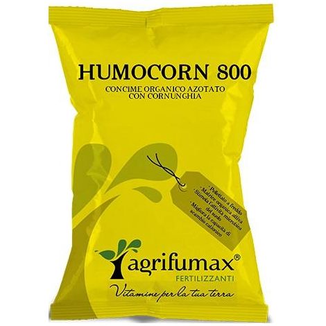Concime organico granulare con cornunghia N8 + 0,02 Zn + 31 C (Humocorn 800) (25 kg) (1/3)