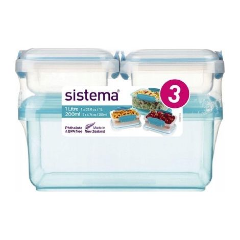 Juego de loncheras Sistema 1L más 2x200 (1/3)