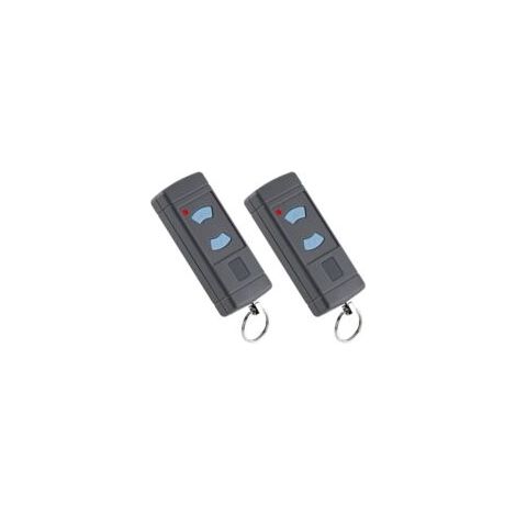 Confezione da 2 telecomandi di ricambio per porte da garage, compatibili con i modelli HSE2-868, HS4-868, HSM4-868 e Promatic [DB] Grey-Crezuo
