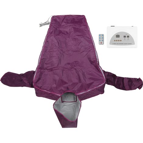 Couverture sauna infrarouge lointain avec chapeau, mouvement de levage gauche/droite, élimination de l'humidité, du froid et de la transpiration acide, couverture vapeur 650 W UE 220 V (1/5)