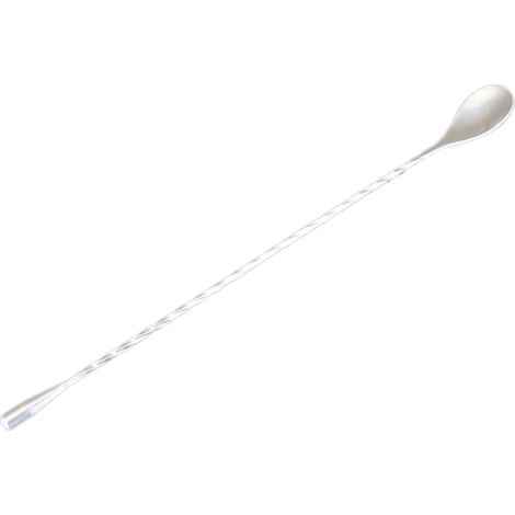 Cuillère en acier inoxydable en forme de larme avec long manche pour mélanger les boissons, le café, le vin et remuer (1/5)