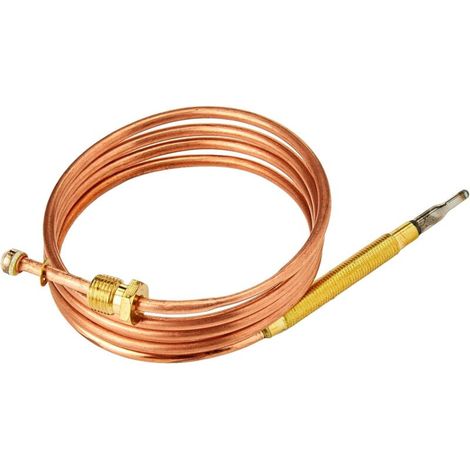 Termocoppia universale da 120 cm per apparecchi di cottura con kit di ugelli adattabili. Regolazione tramite dadi.