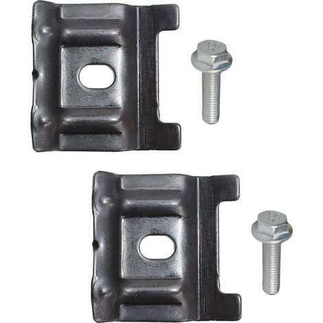 2 car battery clamps, battery holder compatible with Golf 4, 5, 6, 7, New Beetle, Jeta, Passat CC, Eos 1J0803219 (1/4)