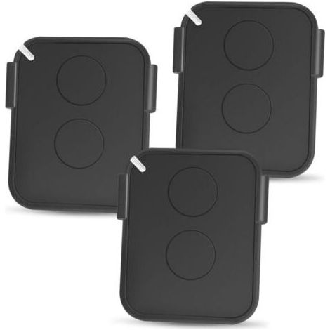 Lot de 3 télécommandes compatibles ON2E - Émetteurs double canal 433,92 MHz avec une portée jusqu'à 200 mètres (1/5)
