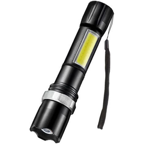 Rechargeable LED flashlight - 300 lm - 3 modes (1/5)
