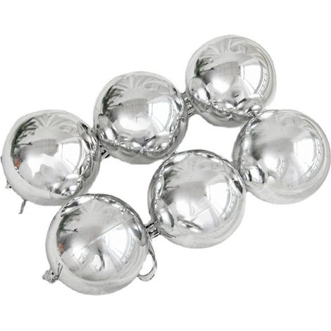 Boule De Décoration De Noël - En Plastique Résistant Aux Chocs - Pour Arbre De Noël Intérieur Extérieur - Lot De 12 (1/5)