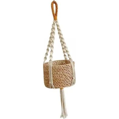 suspensions pour plantes en macram faire soimme style bohme tress pour pots (1/5)