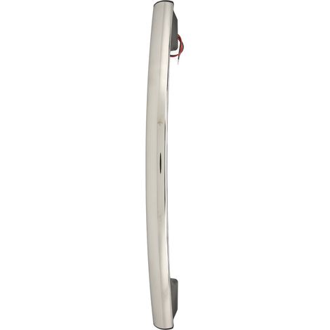Main courante LED de 53,4 cm (21 po) avec éclairage bleu lumineux, connecteur en acier inoxydable, charge de 181 kg (400 lb), alimentation CC 12 V, pour yachts et véhicules récréatifs. (1/5)