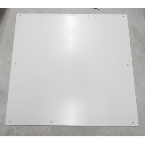 Platine polyester pleine 750x750mm pour coffret industriel série BOURGOGNE